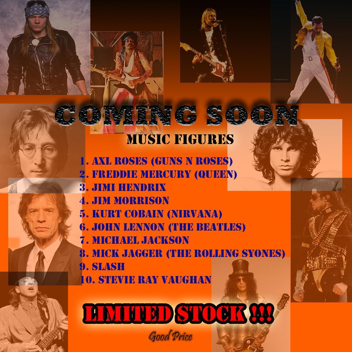 Menjual figur/miniatur musisi :) Order via BBM, SMS, WA.. PIN 7E7E8687, SMS 087858875560 / 085376429666, WA 081992486160, IG @musicafigure