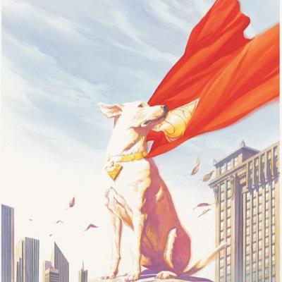 WOOF!. Dog of Superman and Superboy. Skip. Strongest Dog Alive #SuperFamily