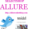 allureshop's profile picture. 西宮市門戸神戸女学院近くのセレクトショップです。スナイデル、グリード、フレイアイディー、アングリッド、グレースコンチネンタル、ランゲージ、ハニーサロンなど通販取扱