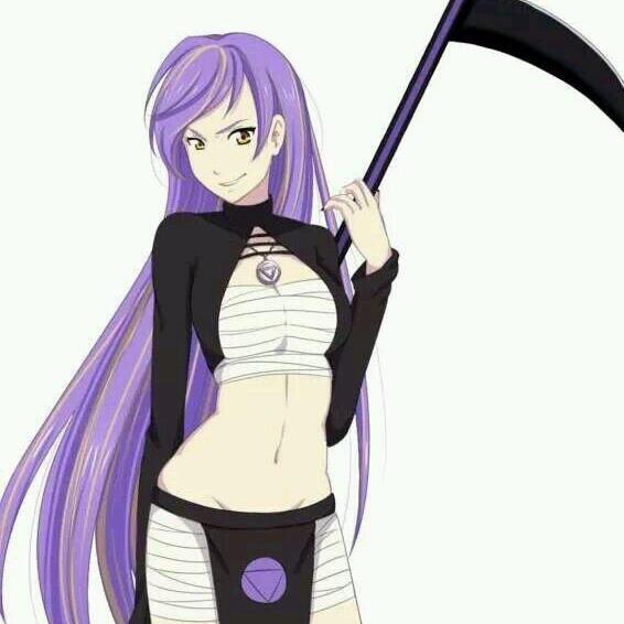 I am Melissa, known as the Black Reaper in the Ninja world and little sister to Hidan. I am a new member of the Akatsuki. I am single.