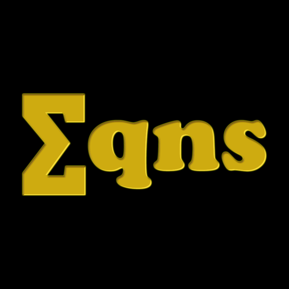 TheEQNS's profile picture. Promoting education in the sciences, one equation at a time.