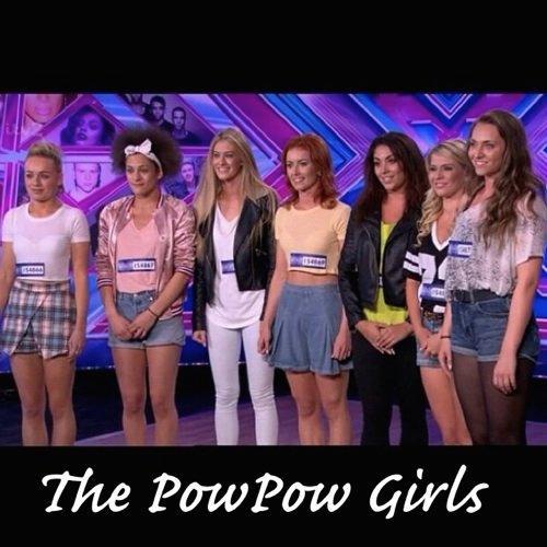 Dani, Grace, Sophie, Ginger, Mel, Kate and Charis are The Pow Pow Girls
