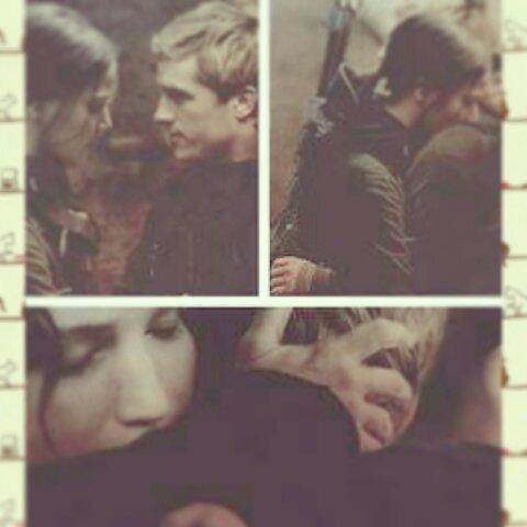 Peeta burning my bread♡