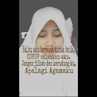 Tetaplah yakin pada prinsipmu cantik ☺