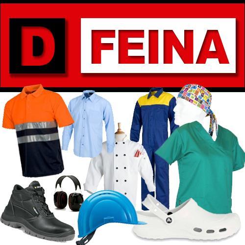 DFeina, tienda especializada en ropa de trabajo y uniformes, hostelería, industria, sanidad y estética, comercio, colegios. Presupuestos sin compromiso