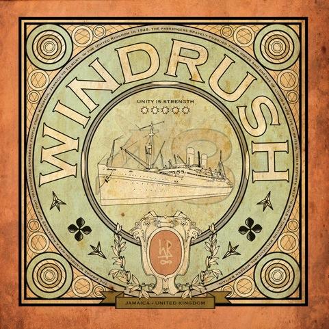 A  clothing and poster brand commemorating the Windrush Generation called Windrush 48