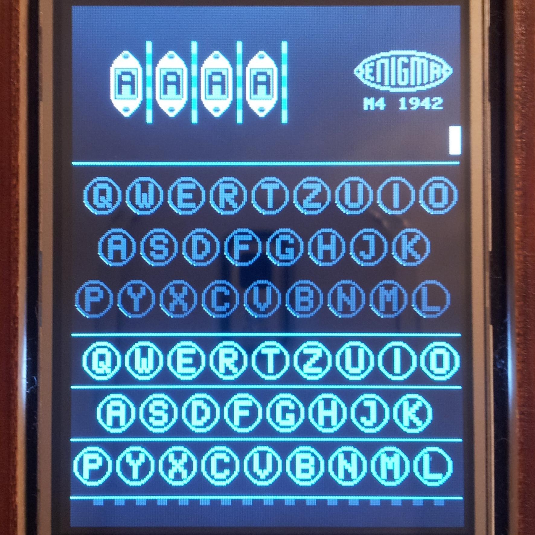 Get your own enigma machine simulator or use the enigma engine source code provided to create your own.