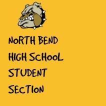 the student section of North Bend High School. | themes for games are announced here; DM your ideas! | #rolldogs #TGWB