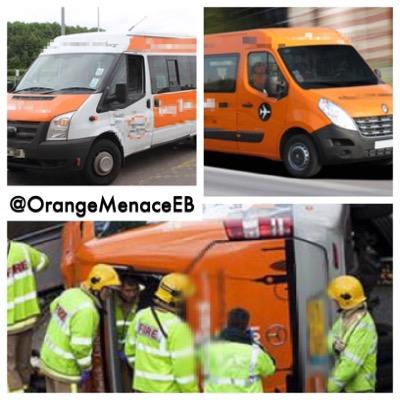OrangeMenaceEB's profile picture. Raising awareness to many people as possible of the massively unreliable service that EB run in their orange buses. For legal reasons I can't name the company.