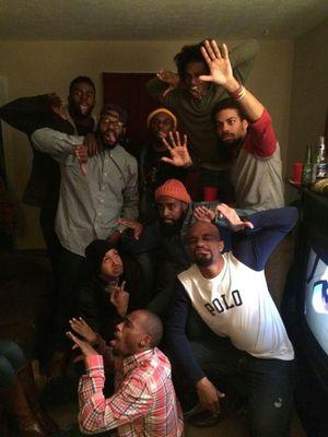 The Freaky Phi Eta chapter of Omega Psi Phi. Friendship is Essential to the Soul.