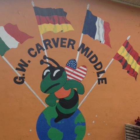 A magnet school for international studies and education, G.W. Carver Middle is recognized by the French, German, Spanish, and Italian governments.