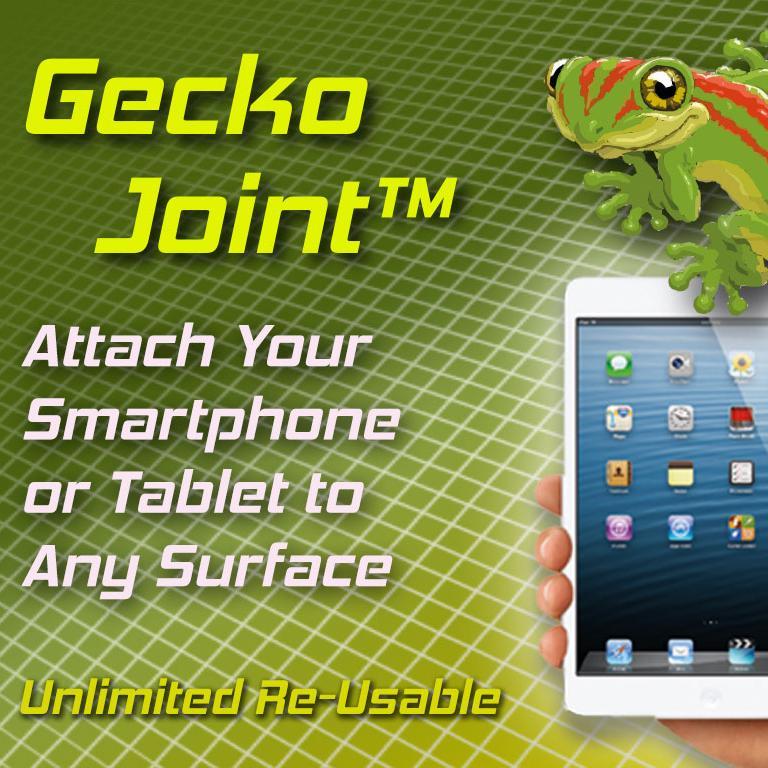 The worlds first organic tablet and smartphone holder. Attach your device to any surface. Carry it in your pocket. NOW ON KICKSTARTER