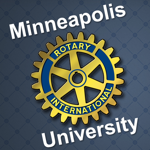 Minneapolis University Rotary Club (founded in 1996). A service organization.