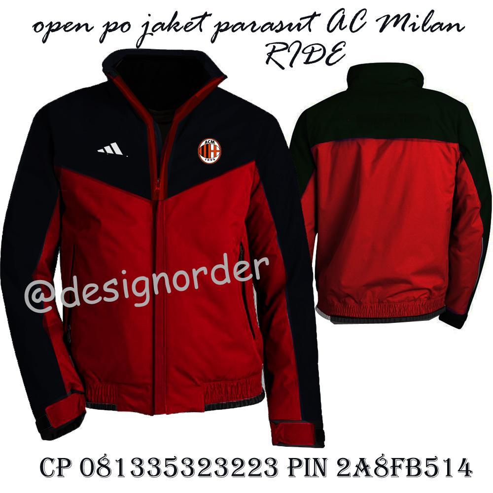 po jaket parasut ac milan cp 081335323223 pin 2a8fb514