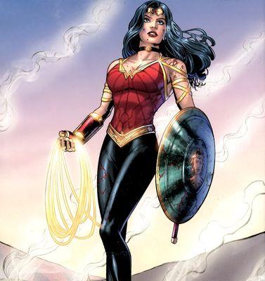 I'm the queen of the amazons  wonder woman married to @unendingjustice my son @connerXkent