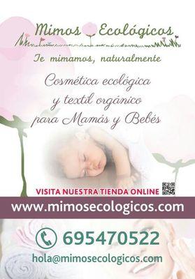 Tu tienda online con la mejor cosmética ecológica certificada, y mantitas de algodón orgánico personalizadas con todos los datos del bebé.