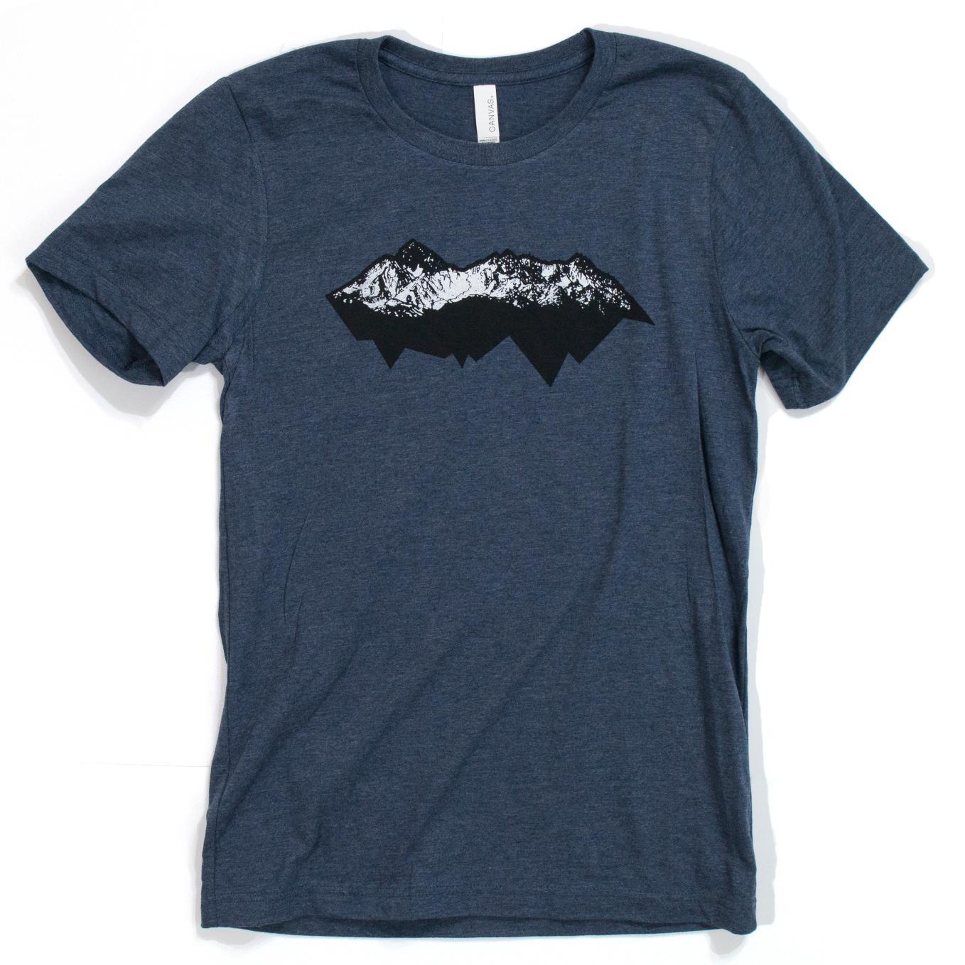 Nature inspired apparel handprinted in Denver, Colorado.