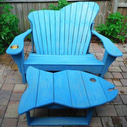 St Augustine Furniture creates custom nautical wood furniture.  Specializing in fish Adirondack chairs, Lifeguard chairs, whimsical benches, ideas you dream up