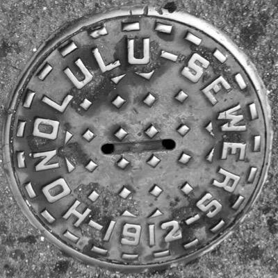 Tracking down the old Honolulu Sewers manhole covers one step at a time. If you discover any, let us know.