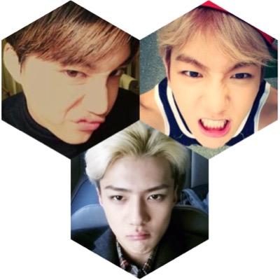 Only Sehun, Baekhyun & Kai [CH-EN-KR]