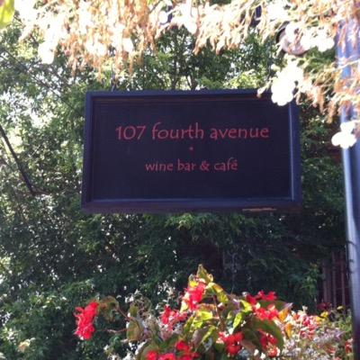 107 Fourth Avenue Wine Bar. Located in the Glebe, Ottawa, since 2003.