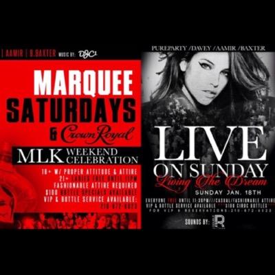 Event Management, Promotions, and Entertainment. Your Guide to the Ultimate VIP Party Experience In SA. #MlkWeekendFestivities #MarqueeSaturdays
