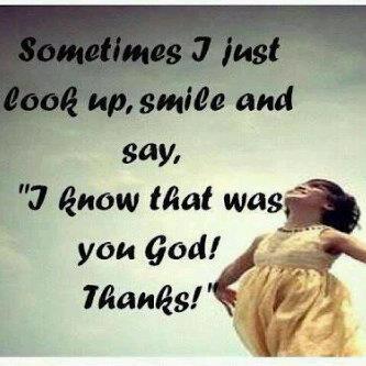 I thank GOD for everything I have.