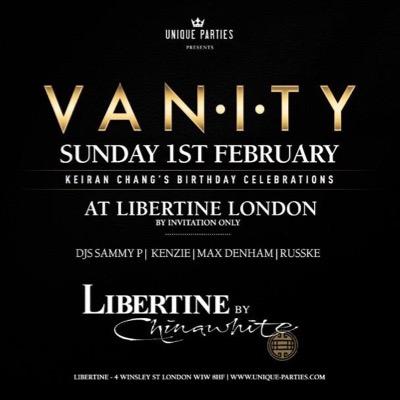 libertineSunday's profile picture. Message for guestlist for Sunday at Libertine with @unique_Parties 






http:// http://t.co/Eh1loETpSm