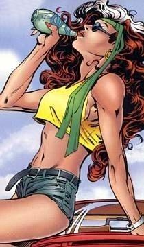 I'm Anne Marie... My friends call me Rogue. I live in Manhattan with my team the X Men. And I pursue my career of fighting crime.