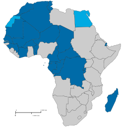 Techno-linguistic Berlin Wall between French and English-speaking Africa