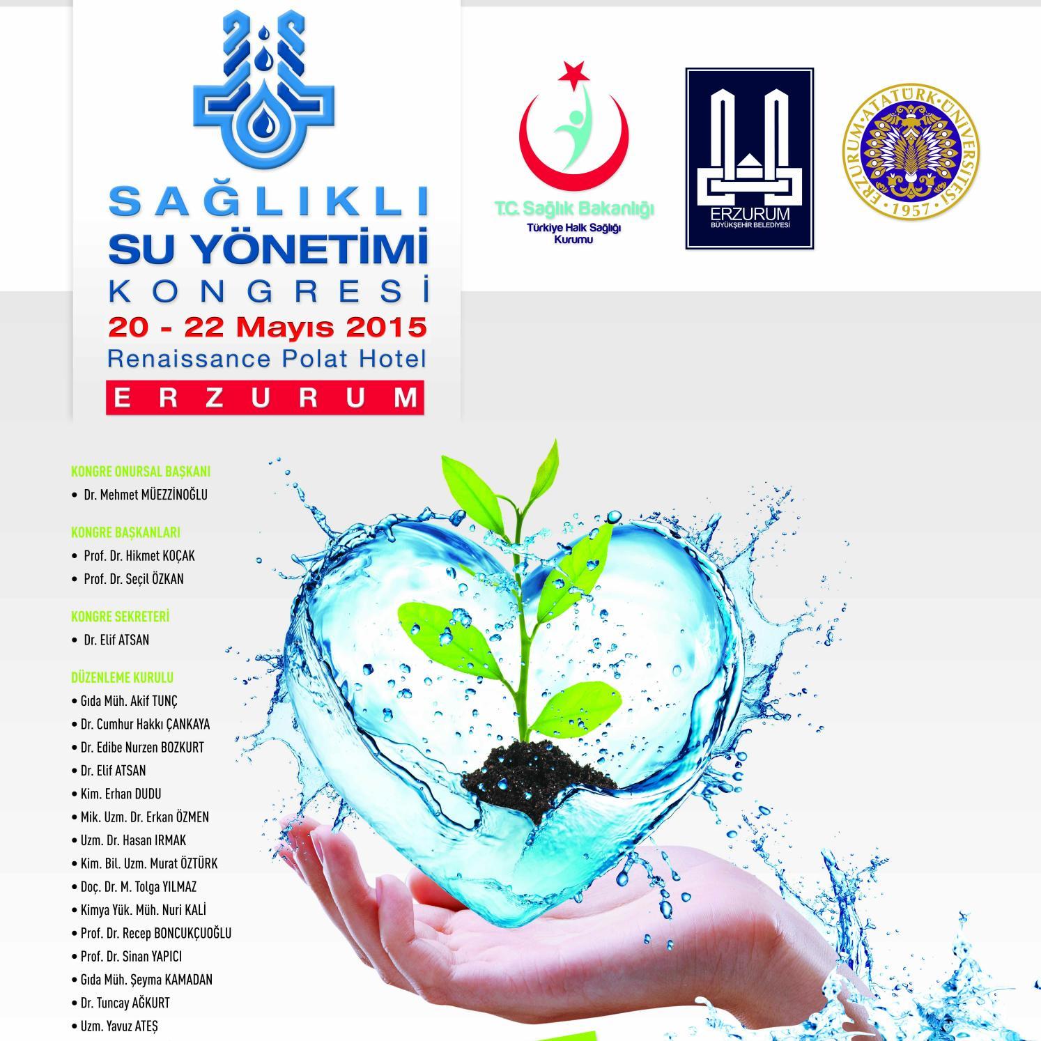 Sağlıklı Su Yönetimi Kongresi Resmi Hesabıdır.