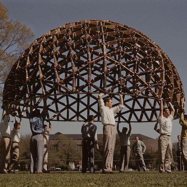 an infinite collection of tetrahedrons