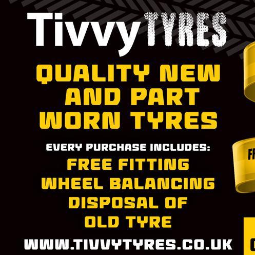 Tivvy Tyres
 Quality Part worn Tyres

15 Mountbatten Road Tiverton EX16 6SW http://t.co/1BmT2VgPQs