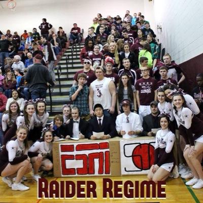 The official Twitter page of the Raider Regime. Best Student Section in ALL of Section V! #CALMUM #BEREADY The Few. The Proud. The Maroon. (2013-2015 Account)