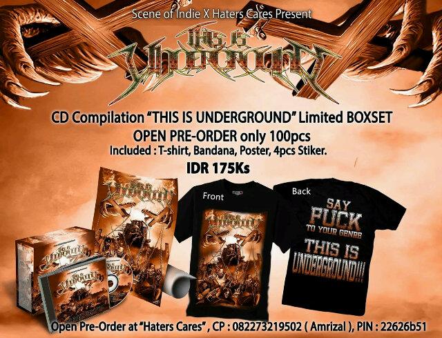 CD Kompilasi This Is Underground available now! only 100 limited boxset and CD. we shipped worldwide. info pin: 5448B3DA / 087839393693