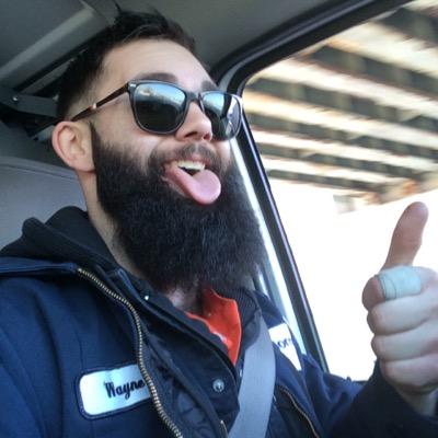 fan of the motor bike. simple sort if handy man. a bearded chap. and never going to grow up