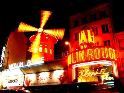 A nightclub in the city of Montmarte just outside of Paris, where people come to have fun and dance the night away. (CELEBRITY RP.)