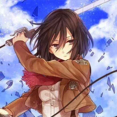 Sgt. Mikasa Ackerman, ex-Survey Corps and head of the Training Corps. Engaged to @QueenHistoria_ BFF @Attack_on_rp.