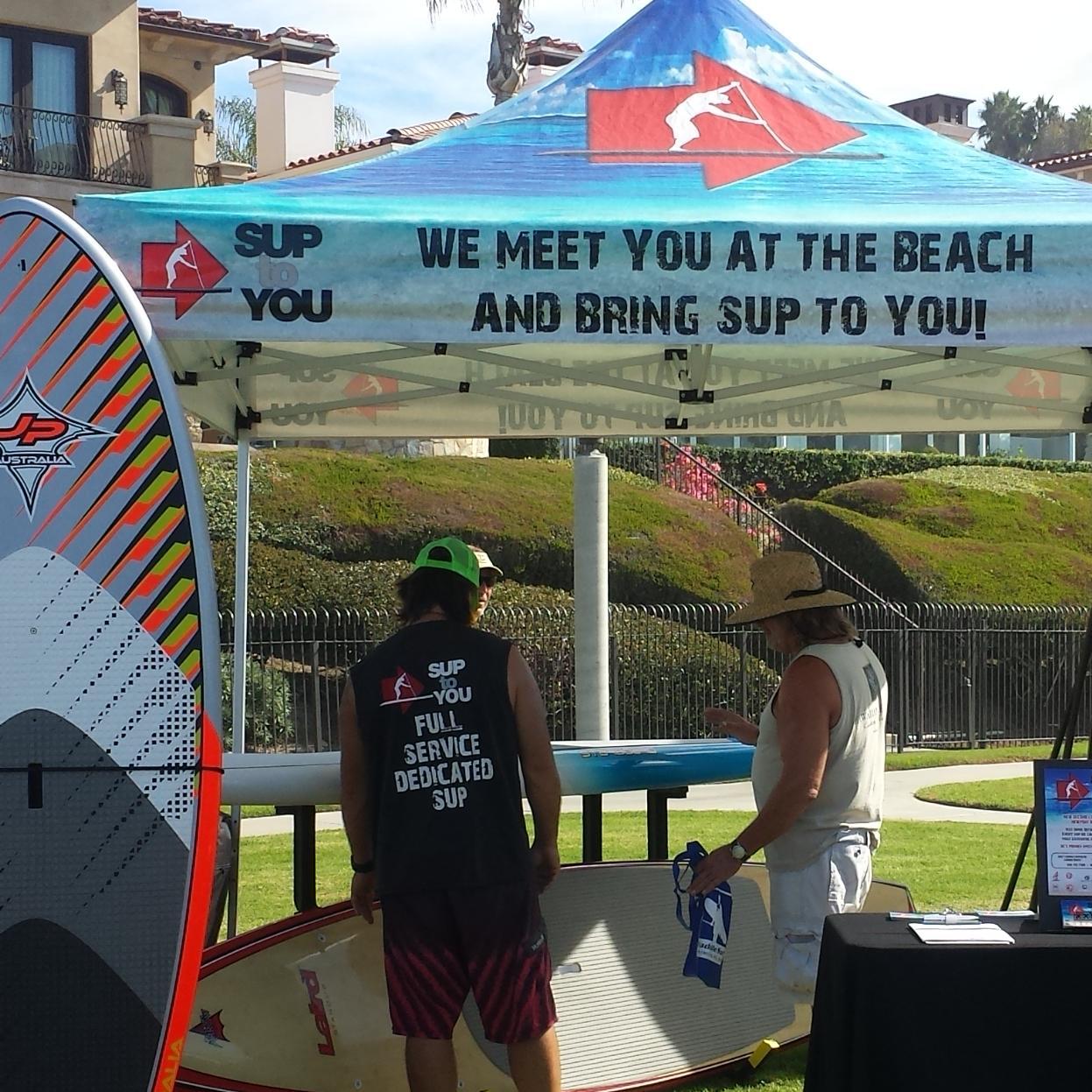Experienced water people in Laguna Beach, CA. We operate SUP to You board shop in the canyon - stop by and say hello! Ask for Tim!