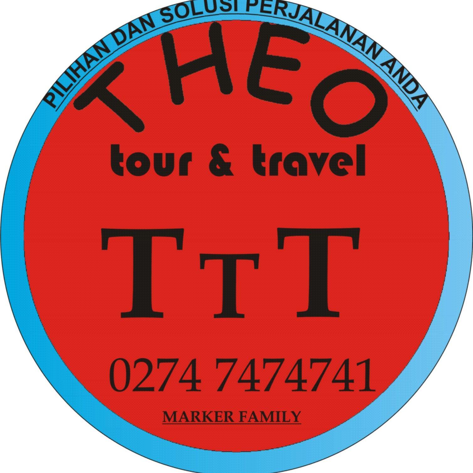 TheoTourTravel's profile picture. THEO tour & travel hadir untuk anda. Kami melayani Tiket Pesawat, Tiket KA,Hotel,Token Listrik&Pulsa Elektrik hubungi (0274) 7474741 | 088 1111 0188 | 32D2E2F5