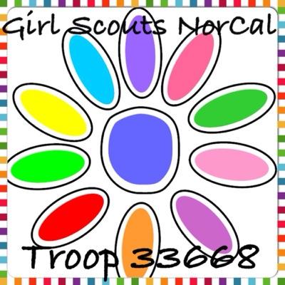 Troop33668's profile picture. NorCal Girl Scouts of Harvest Sands Unit - On my honor I will try, to serve God and my country, to help people at all times, and to live by the Girl Scout Law