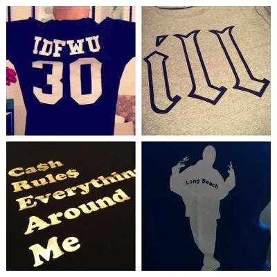 hiphop_tshirts's profile picture. Designers of custom t-shirts inspired by hip hop. Instagram: Hiphoptshirts