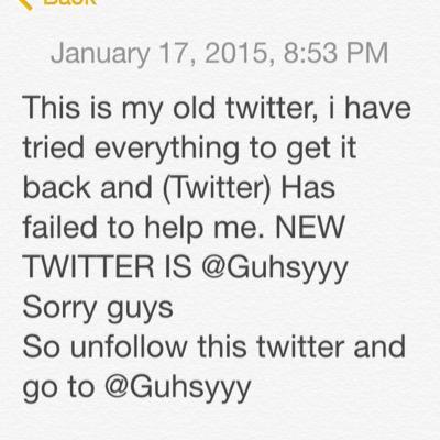 NEW TWITTER GUYS @GUHSYYY