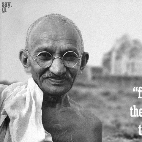 Gandhi’s philosophy was not purely based on theory; instead he lived by rules of pragmatism. He practiced what he preached every day of his life.