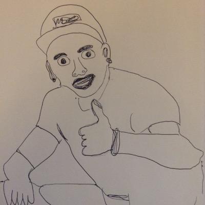 poorly drawn pics of neck deep / tweet or dm me requests