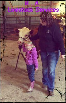 Cows & coaching show kids.