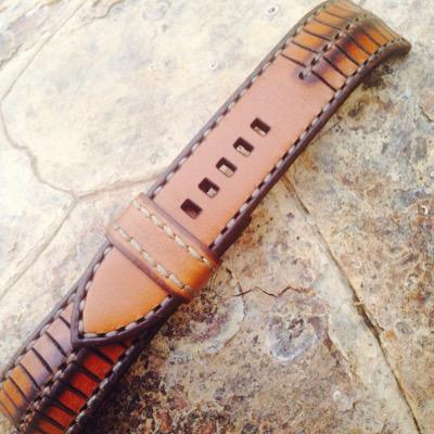 hand made leather watch straps