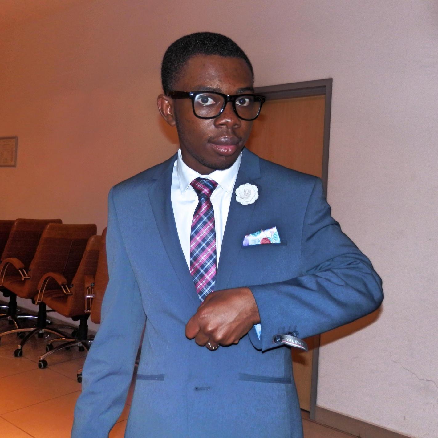 Was born wearing a tie