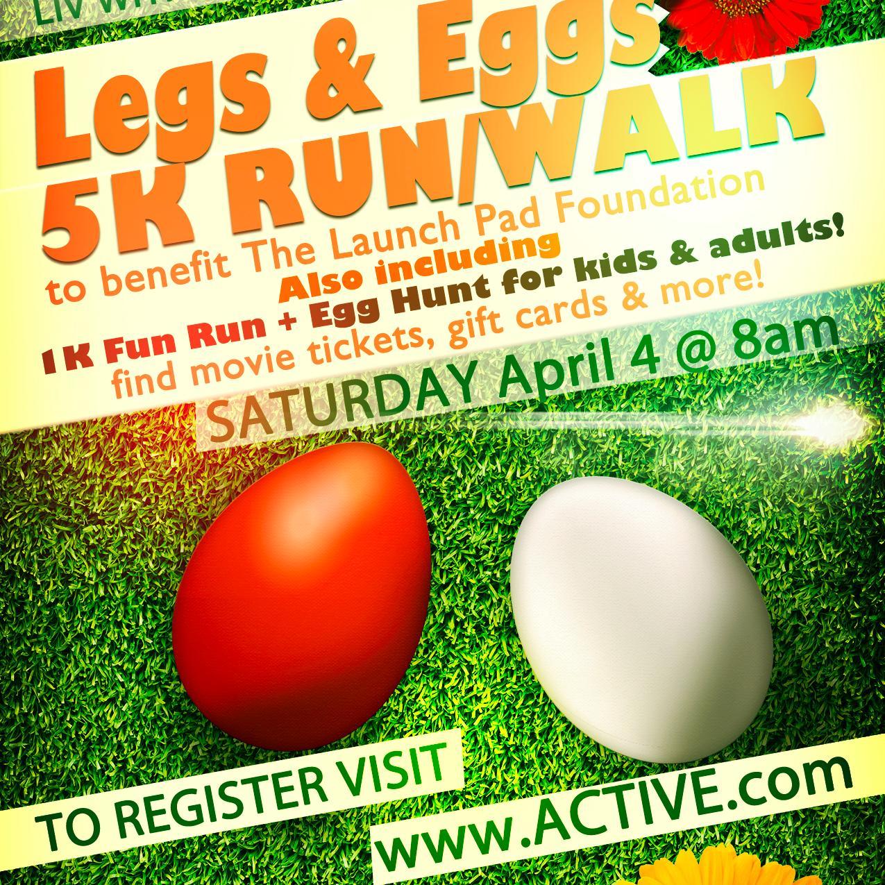 5K Run/Walk on April 4, 2015! Includes post-run egg hunt for kids & adults! Visit http://t.co/ecz1slwU4Z to register!