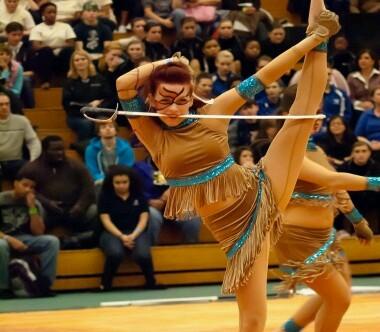 Toss high, spin hard, color guard.                Captain. Sabre. 5 years. 15 seasons.